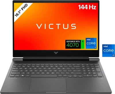 HP Gaming-Notebook VICTUS 16-r0277ng 16,1Zoll 512GB Intel Core i7 RTX4070 B-WARE - Bild 1 von 4