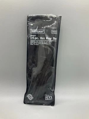 Craftsman 14 Pc. Inch Hex (Allen) Key Wrench Set, Part #46683 - Image 1 of 2