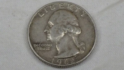 1962 Washington Quarter D Denver 90% Silver - Image 1 of 4