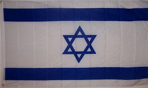 NEW BIG 2x3ft ISRAEL ISRAELI JEWISH FLAG better quality usa seller - Picture 1 of 4