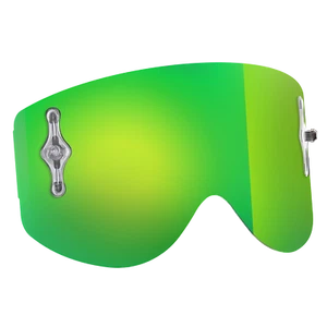 Gafas de repuesto SCOTT Hustle Primal Split lente motocross verde cromo - Imagen 1 de 1