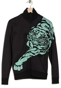 VALENTINO Sequin Tiger Knit Zipper Sweatshirt Sz S NWT Retail $3900 - Picture 1 of 8