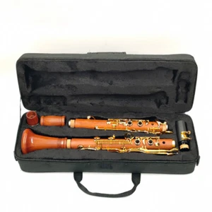 Latest styles G Redwood Clarinet Gold Plated Keys Clarinet - Picture 1 of 5