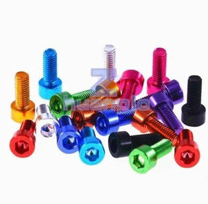 5PCS M6 8-40MM Aluminum Alloy 7075 Socket Head Screw Allen Hex Bolt - Picture 1 of 1