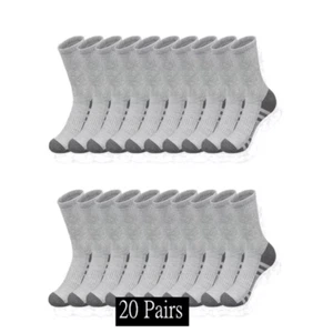 10/20/30 Pairs Men'S Classic Crew Socks Unisex Sports Socks for Men Running Bask - Picture 1 of 12