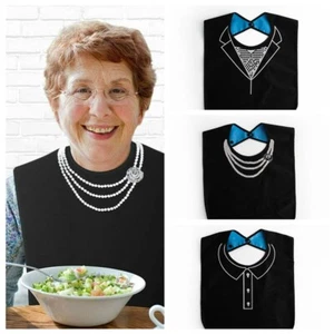 Adult Bibs For Men Waterproof Dining Bibs Protectors With Crumb Catcher Elderly - Picture 1 of 9