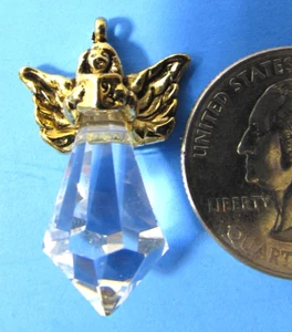 Hallmark Miniature Ornament 1993 CRYSTAL ANGEL Precious Edition - Picture 1 of 14