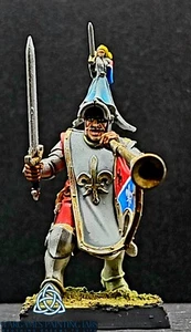 Painted Knights of the Realm on Foot Bretonnian Old World WFB Collectible Figure - Picture 1 of 7