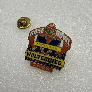 2005 Rose Bowl Pin - Michigan Wolverines - New - Pasadena - NCAA Licensed - Picture 1 of 3