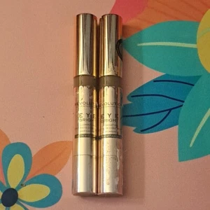 (2) Makeup Revolution Eye Bright Illuminating Under Eye Concealer Deep Carmel  - Picture 1 of 6
