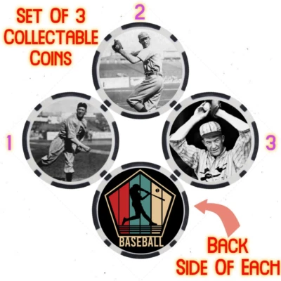 GROVER ALEXANDER - LEGENDARY BASEBALL PLAYER - COLLECTABLE COIN SET - Image 1 of 2