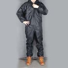 Black Motorcycle Rain Suit Raincoat Overalls Waterproof Men's Work Clothes New
