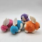 lot of Dankin Small pom pom vintage Bunnies plush figurine stuffed animals