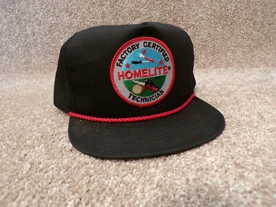Vtg NOS Homelite Factory Certified Technician SnapBack Cap Trucker Hat - Image 1 of 3