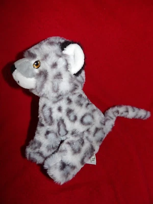 Doudou Peluche Nature Planet Léopard Guépard Gris Tache Noire - Photo 1/2