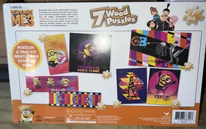 Despicable Me 3 Cardinal 7 Wood Jigsaw Puzzles of 12-24 Piece - Picture 1 of 11