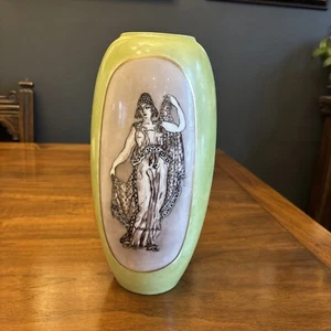 VTG H & Co Heinrich Selb Bavaria Germany Vase Gold Rim Artist Signed Deco 11” - Picture 1 of 14
