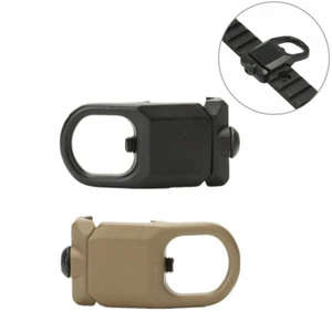 Tactical Steel GBB Sling Mount Plate Adapter Attachment Fits 20mm Picatinny Rail - Picture 1 of 14