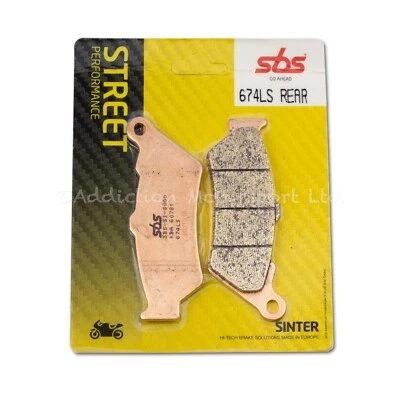 Pastillas de freno traseras sinterizadas BMW K1600 GTL 2011-2023 SBS - 674LS Foto 1 de 2