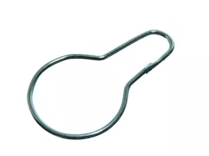 Anillo De Cortina De Ducha De Metal Con Gancho De Acero Cromado Paquete De 6 - Imagen 1 de 1
