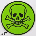Hazard Sign Iron On/ Sew On Cloth Patch Badge Appliqu hot fix stitch UK SELLER
