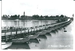 em 220 70er Jahre S.NAZZARO (Piacenza) Brücke über den Po - nicht sehr gut - Ed. Muchetti - Bild 1 von 1