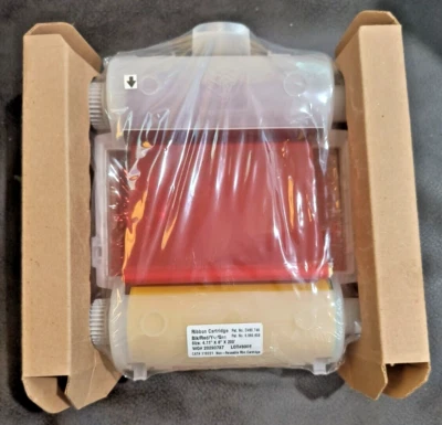 CARTUCHO DE CINTA BRADY 110221 NEGRO/ROJO/AMARILLO/VERDE 200 pies X 4,11 pulgadas Y88469 Foto 1 de 2