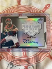 2019 Leaf Perfect Game Bonus Box Drew Romo Black Metal Pre-Production PROOF  1/1