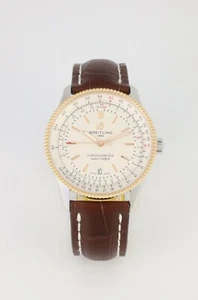 Breitling Navitimer 41 Automatic Stahl/Gold Leder U17326 Dif31015 AVS18683 X - Bild 1 von 10