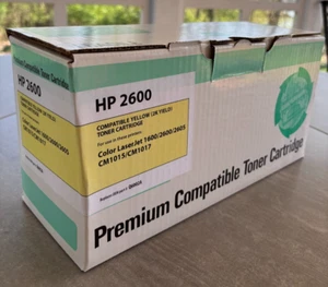 Cartucho de tóner HP 2600 AMARILLO para Color LaserJet 1600/2600/2605, NUEVO+ENVÍO GRATUITO - Imagen 1 de 5
