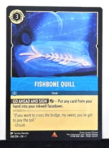 Disney Lorcana Fishbone Quill EN1 147/204 First Chapter Rare Non-Foil - Picture 1 of 2
