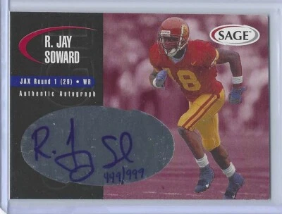 R. JAY SOWARD  "AUTH ROOKIE AUTO"  2000  SAGE  #A43  SER# 449/999 - Image 1 of 2