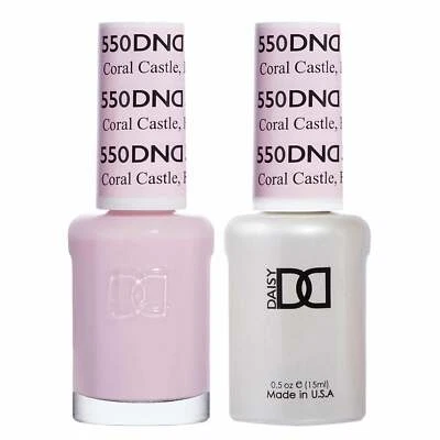 DND Duo Gel & Nail Polish Set - Coral Castle FL 550 - 2x15ml