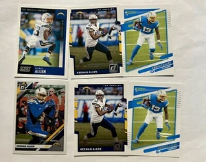 Panini Lot of 6 Los Angeles Chargers Keenan Allen Football Cards (Z1) - Picture 1 of 2