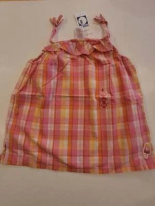 NWT girls xxl 7 Gymboree RAINBOW SHERBET plaid tank top 2003 vtg rare htf summer - Picture 1 of 3
