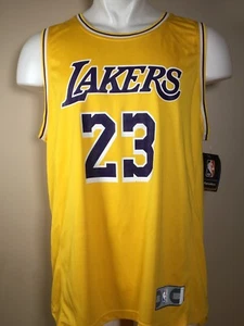 LeBron James Los Angeles Lakers NBA Authentic Icon Edition Jersey Mens LARGE NWT - Picture 1 of 12