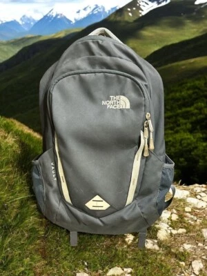 The North Face Vault Everyday laptop blue backpack organization zip pockets - Image 1 of 3