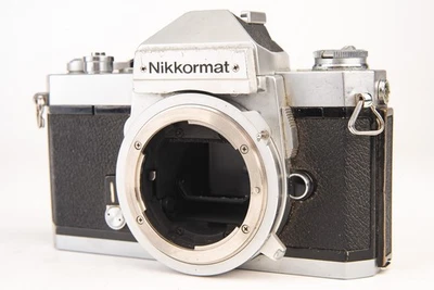 Nikon Nikkormat FT2 35mm SLR Film Camera Body F Mount Vintage V26 - Image 1 of 4