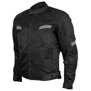 Lightweight Mens All Weather Season CE  Armor  Mesh Motorcycle Jacket  Bla - Picture 1 of 7