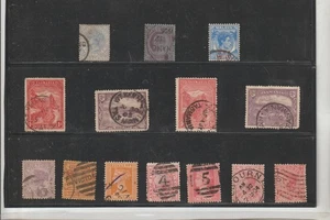 Colonjias Inglesas Malaca Tasmania Vitoria Valores de años 1884-912 (HH-616) - Picture 1 of 1