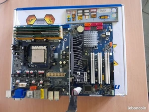 Carte mere asrock k10n78 + athlon II x4 640 socket am2 - Imagen 1 de 5