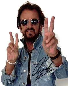 Foto firmada por Ringo Starr - Imagen 1 de 1