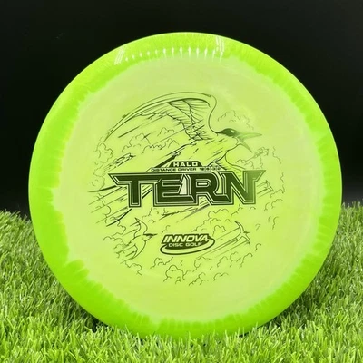 Halo Innova Tern Green & White New Understable Distance Driver Disc Golf - Image 1 of 2