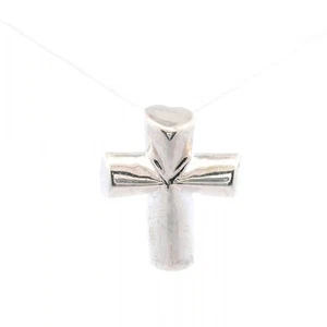 Original Tiffany & Co Paloma Picasso Sterlingsilber kleines Herz Kreuz Anhänger - Bild 1 von 7