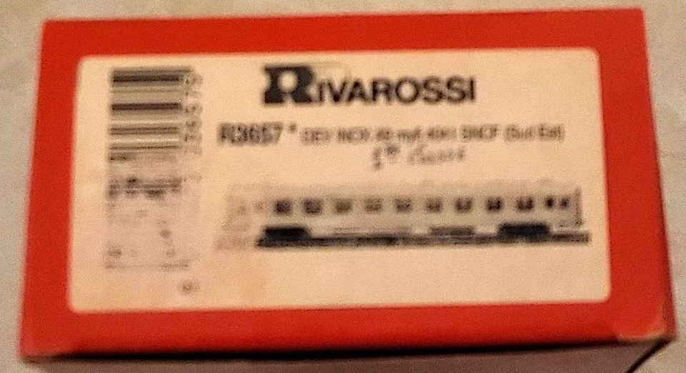 RIVAROSSI VOITURE VOYAGEUR DEV SNCF 1ère CLASSE INOX Réf: R3657 HO 1/87 Signal - Photo 1/1