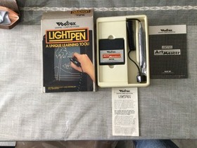 Vectrex Light Pen W/ Art Master Complete GCE Light Pen CIB COMPLETE