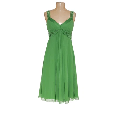 David's Bridal Green A-Line Dress - Image 1 of 4