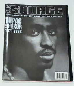 The Source Nov 1996 Tupac Special Music Magazine From Japan - Picture 1 of 7