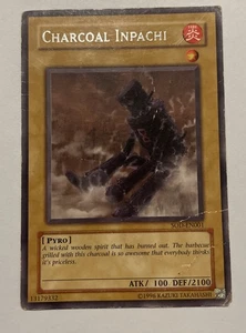 Yu-Gi-Oh! SOD-EN001 Charcoal Inpachi - Tarjeta rara ilimitada - Imagen 1 de 5