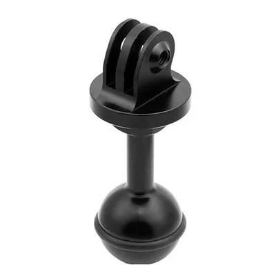 1/4" Screw 1-inch Ball Head Adapter Tripod Mount For GoPro 11 10 9 Camera - Image 1 of 4